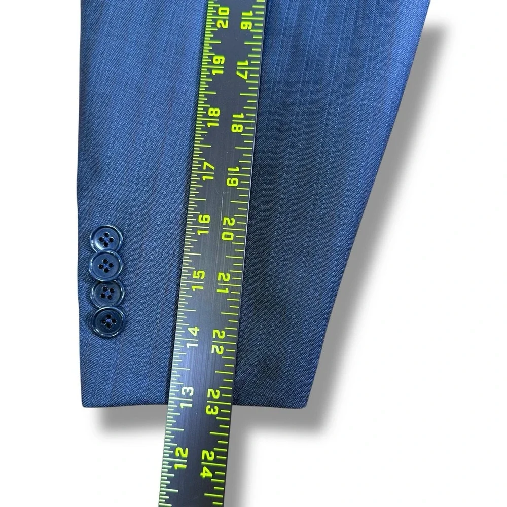 Ermenegildo Zegna Trofeo Mila Fit Blazer 60R 40R Navy Wool‎ Switzerland Luxury